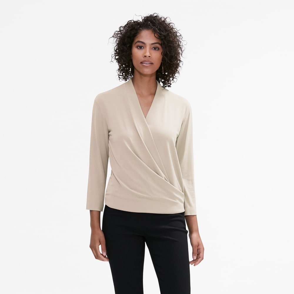 MM LaFleur Deneuve Top (in Champagne, Large)